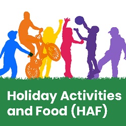 Holidays Activities with Food silhouette of young people playing sport