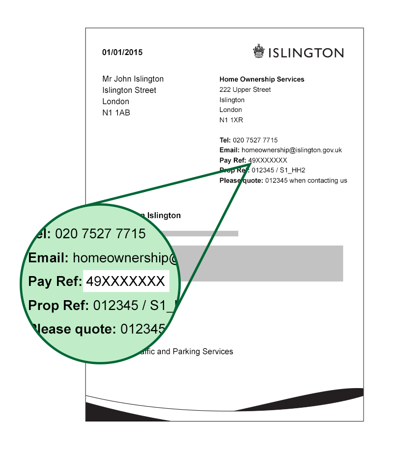 Where to find your council tax account number