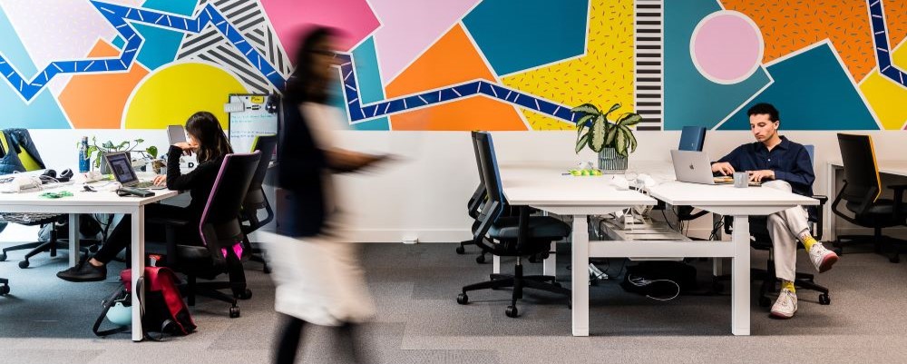 A colourful dynamic workspace at Better Space