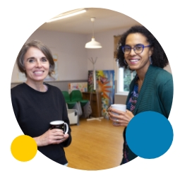 Woman and Councillor Kyia smiling